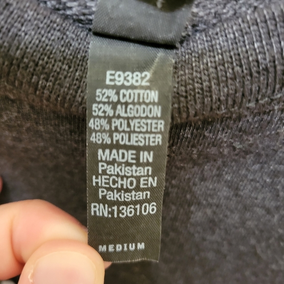 Unisex Custom Designed Dark Gray Daddy Crew Neck Sweatshirt, Size Medium - Picture 6 of 10